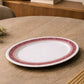 Bordeaux Melamine Big Oval Plates