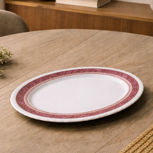 Bordeaux Melamine Big Oval Plates