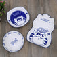 Navy Cat Porcelain Set