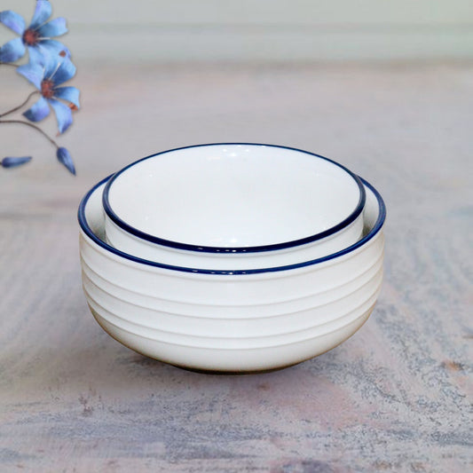 Navy Top Porcelain Bowls