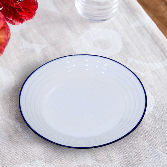Navy Top Small Porcelain Plate