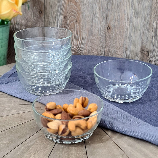 Round Glass Bowls Set (6pcs)