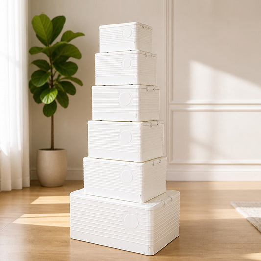 Plastic Storage Boxes with Wheels (Available in 6 sizes)