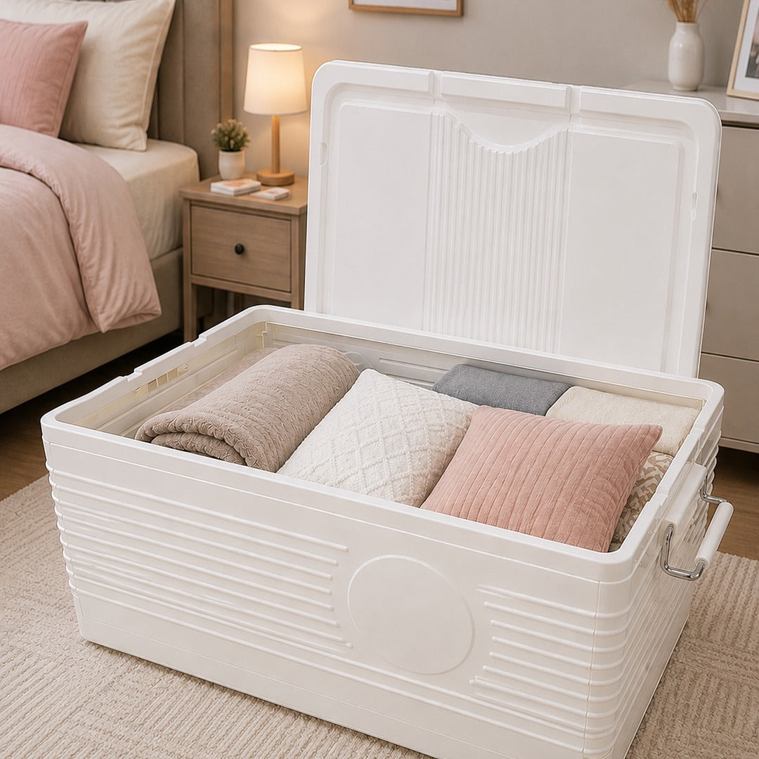 Plastic Storage Boxes with Wheels (Available in 6 sizes)