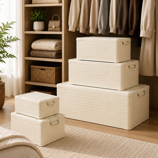 Plastic Storage Boxes with Wheels (Available in 6 sizes)
