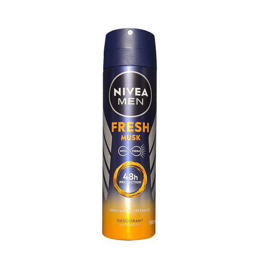 Nivea Men Fresh Musk Spray Deodorant 150ml
