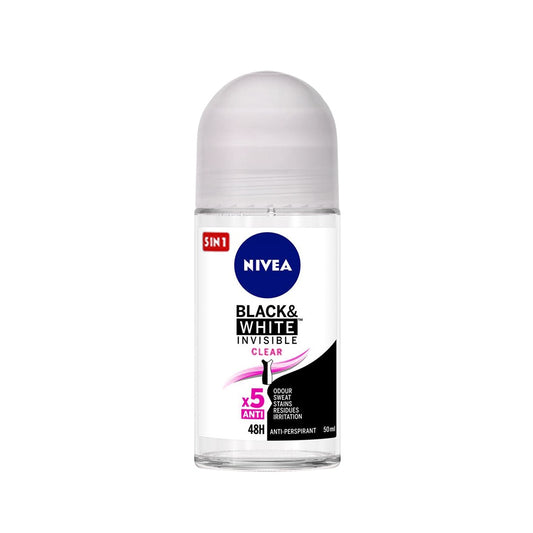 Nivea Black & White Invisible Clear Roll-on 50ml
