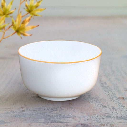 Orange Top Porcelain Bowl