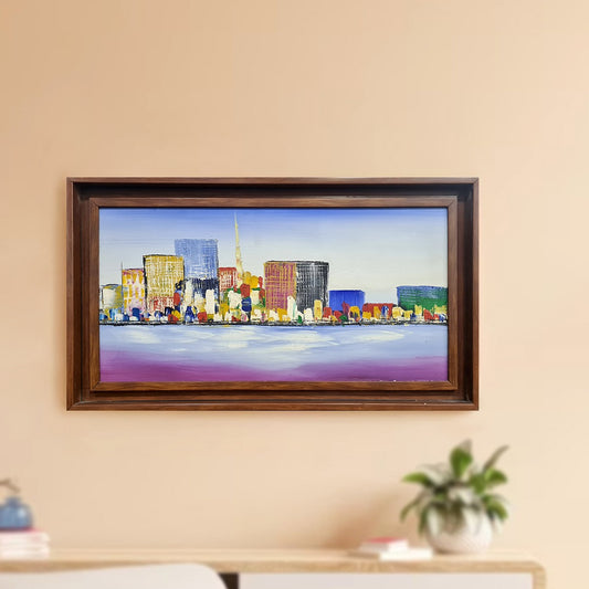 City Skyline Painting Frame