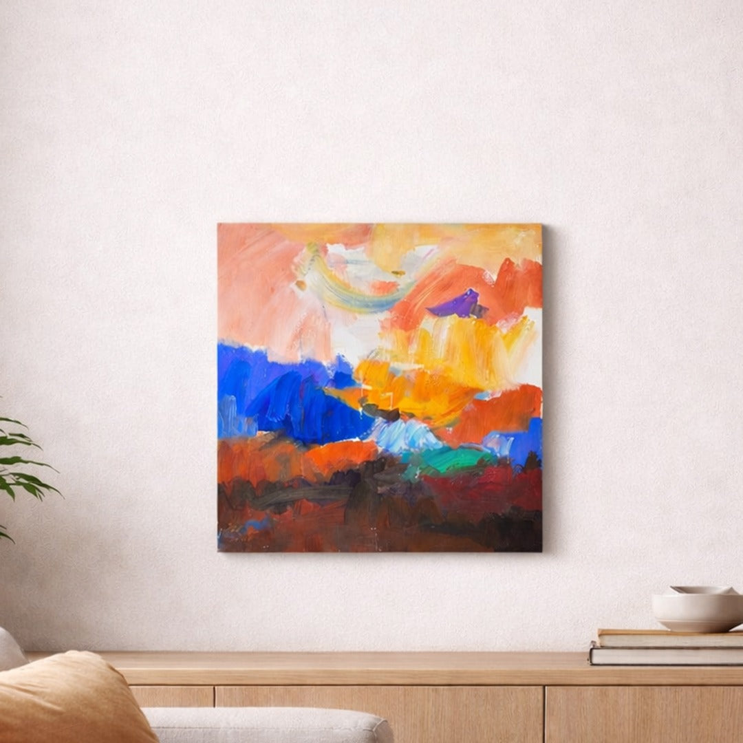 Colorful Abstract Oil Painting