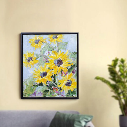 Sunflowers Painting Frame