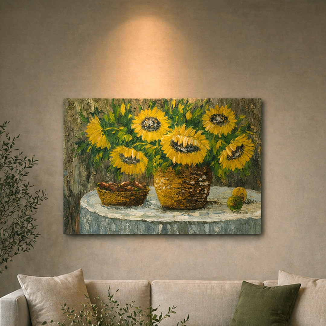 Sunflowers Oil Painting