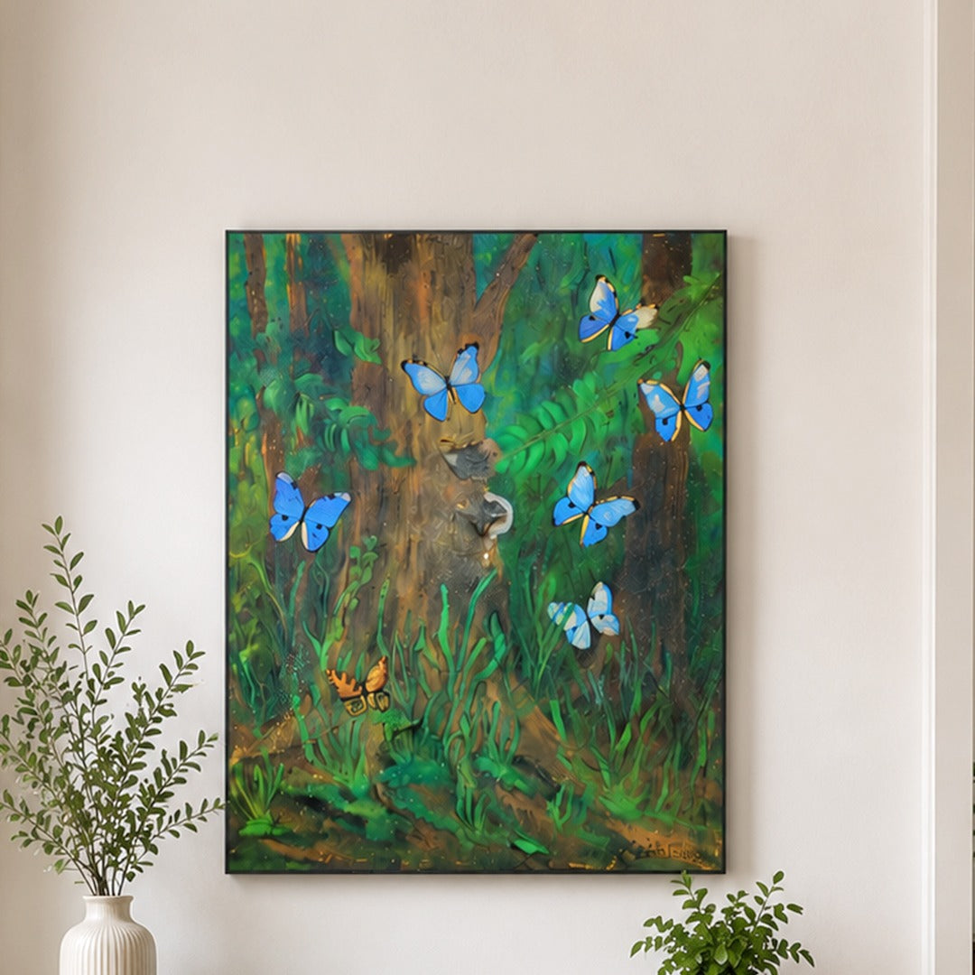 Butterflies Oil Painting