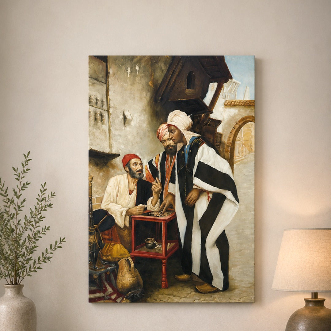 Market Oil Painting