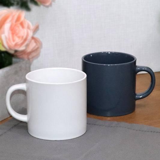 Plain Large Porcelain Mugs