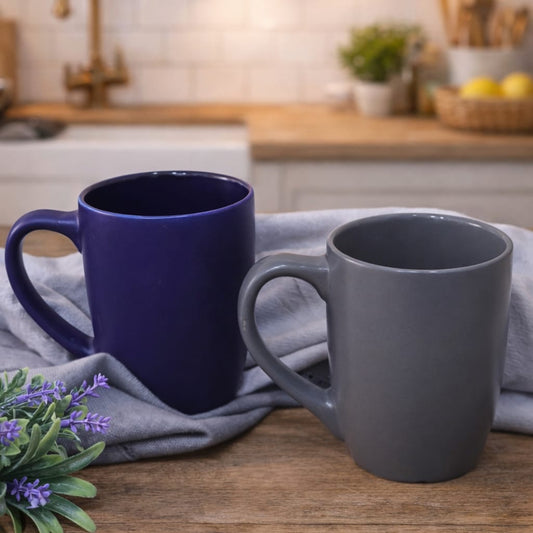 Plain Matte Porcelain Mugs