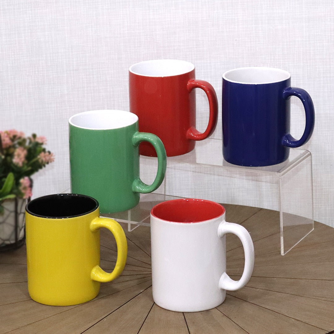 Simple Plain Porcelain Mugs