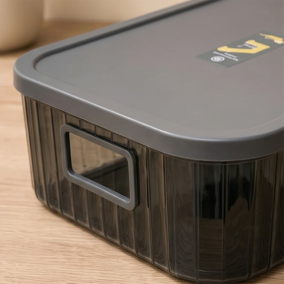 Plexi Storage Box with Lid (Available in 3 colors)