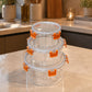 Plexi Round Food Containers Set (Available in 3 colors)