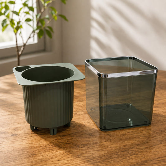 Plexi Automatic Water Absorption Plant Pot (Available in 4 colors)