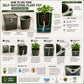 Plexi Automatic Water Absorption Plant Pot (Available in 4 colors)