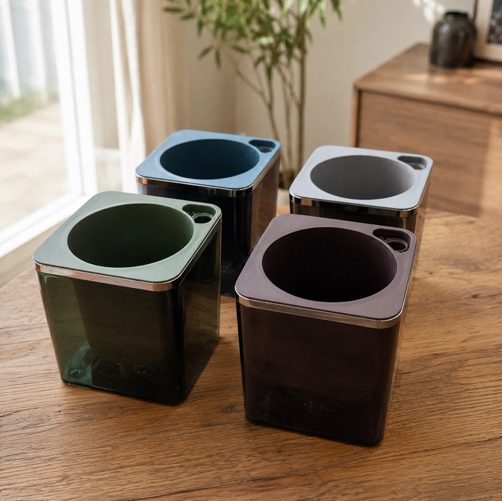 Plexi Automatic Water Absorption Plant Pot (Available in 4 colors)