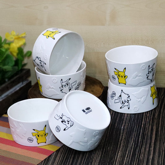 Pokemon Porcelain Bowl (6pcs)