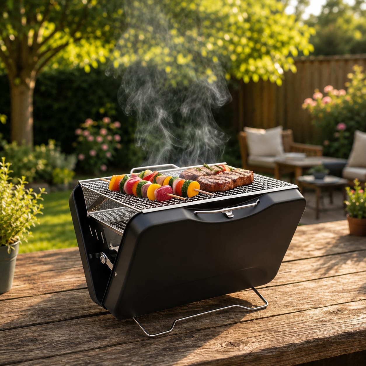 Portable Charcoal Grill (Available in 2 colors)