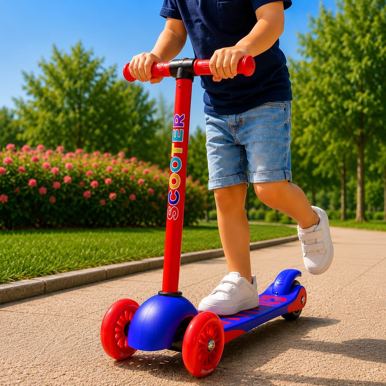 Red Kids Scooter (Ages 3+)