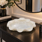 White Decorative Resin Bowl & Plate