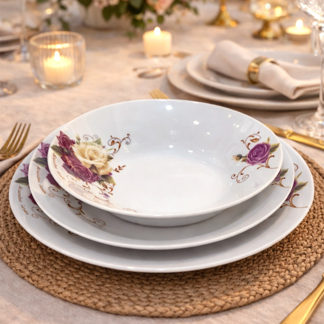 Roses Porcelain Set
