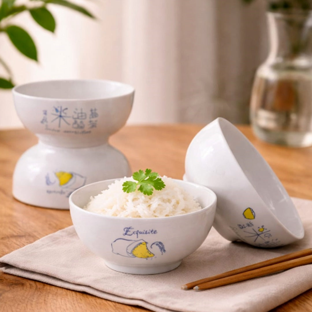Seven Necessities Porcelain Bowl