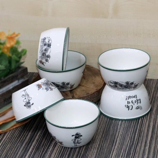 Shaun The Sheep Porcelain Bowl (6pcs)