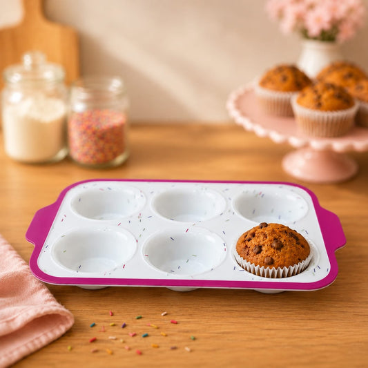 Silicone Muffin Pan with Reinforced Frame