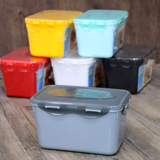 Simple Colorful Rectangle Plastic Container
