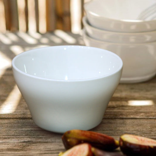 Simple White Porcelain Bowl