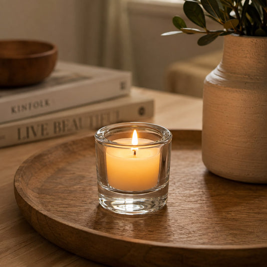 Small Glass Candle Holder 100ml