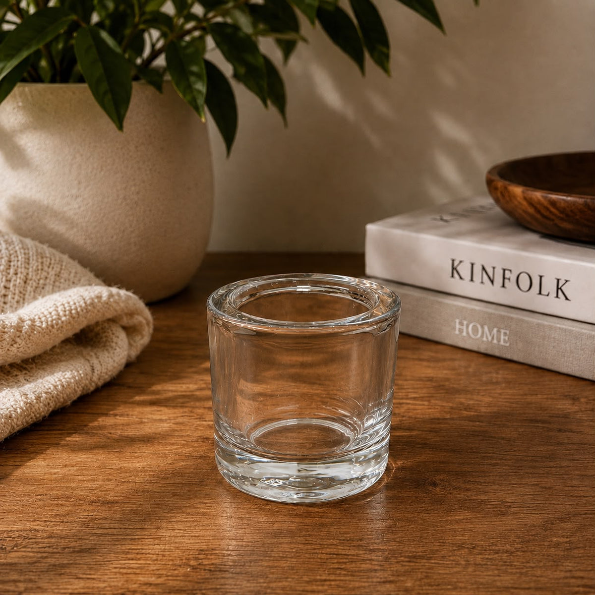 Small Glass Candle Holder 100ml