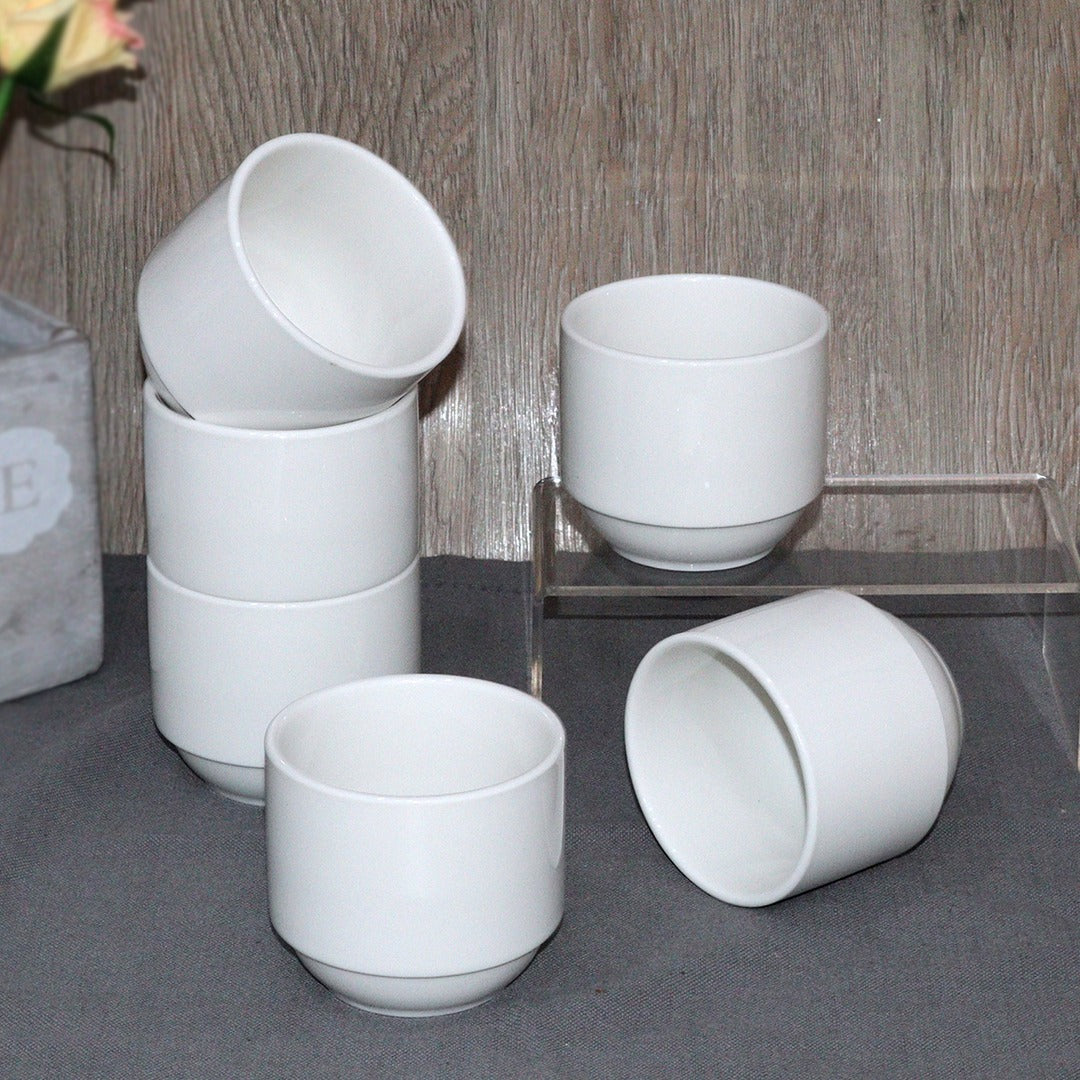Small White Porcelain Bowls Set