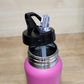 Sport Stainless Steel Bottle with Straw 650ml