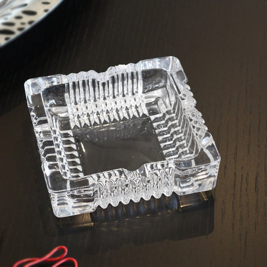 Square Glass Big Ashtray