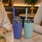 Colorful Double Wall Stainless Steel Mugs Set 350ml (2pcs)