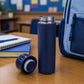Navy Double Wall Stainless Steel Bottle 300ml