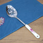 White Flowers Stainless Steel Utensils