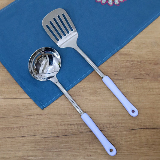 Light Blue Stainless Steel Utensils