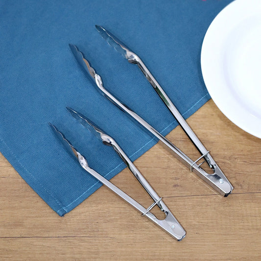 Stainless Steel Tongs Set (2pcs)