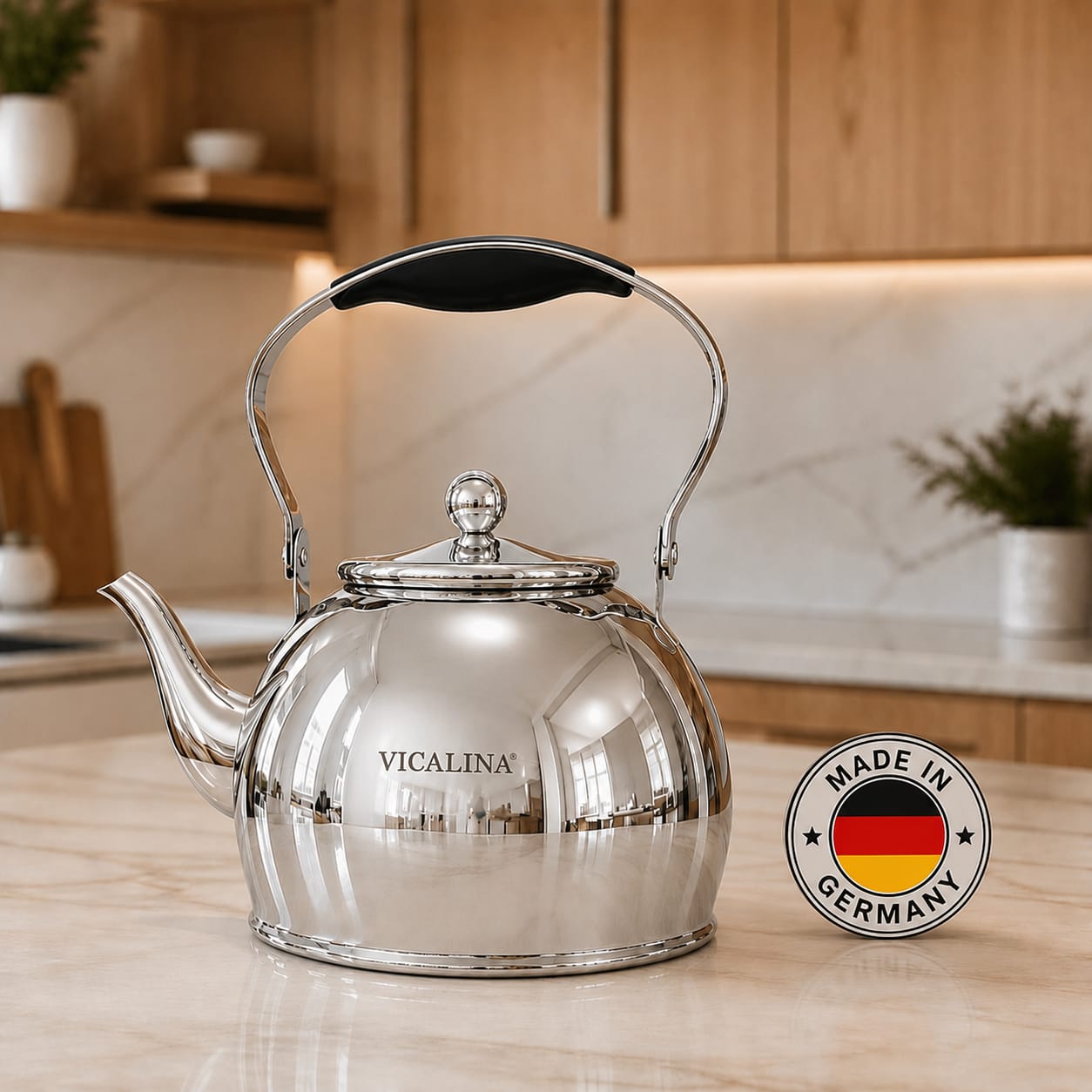 Premium Stainless Steel Tea Kettle (Available in 3 sizes)
