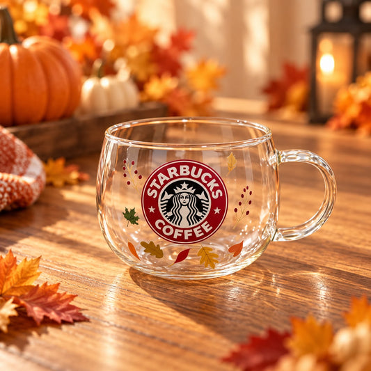 Starbucks Autumn Glass Mugs 450ml