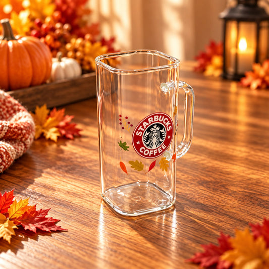 Starbucks Autumn Glass Mugs 350ml