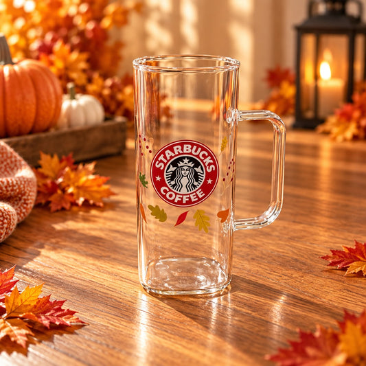 Starbucks Autumn Glass Mugs 350ml